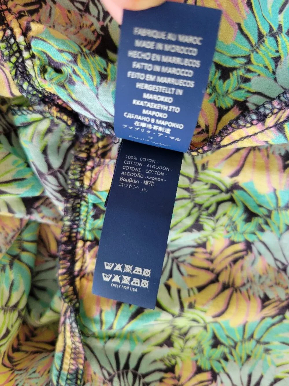 Vilebrequin Jungle Print Beach Dress Cotton Voile Girls 14Y Vacation Vibrant